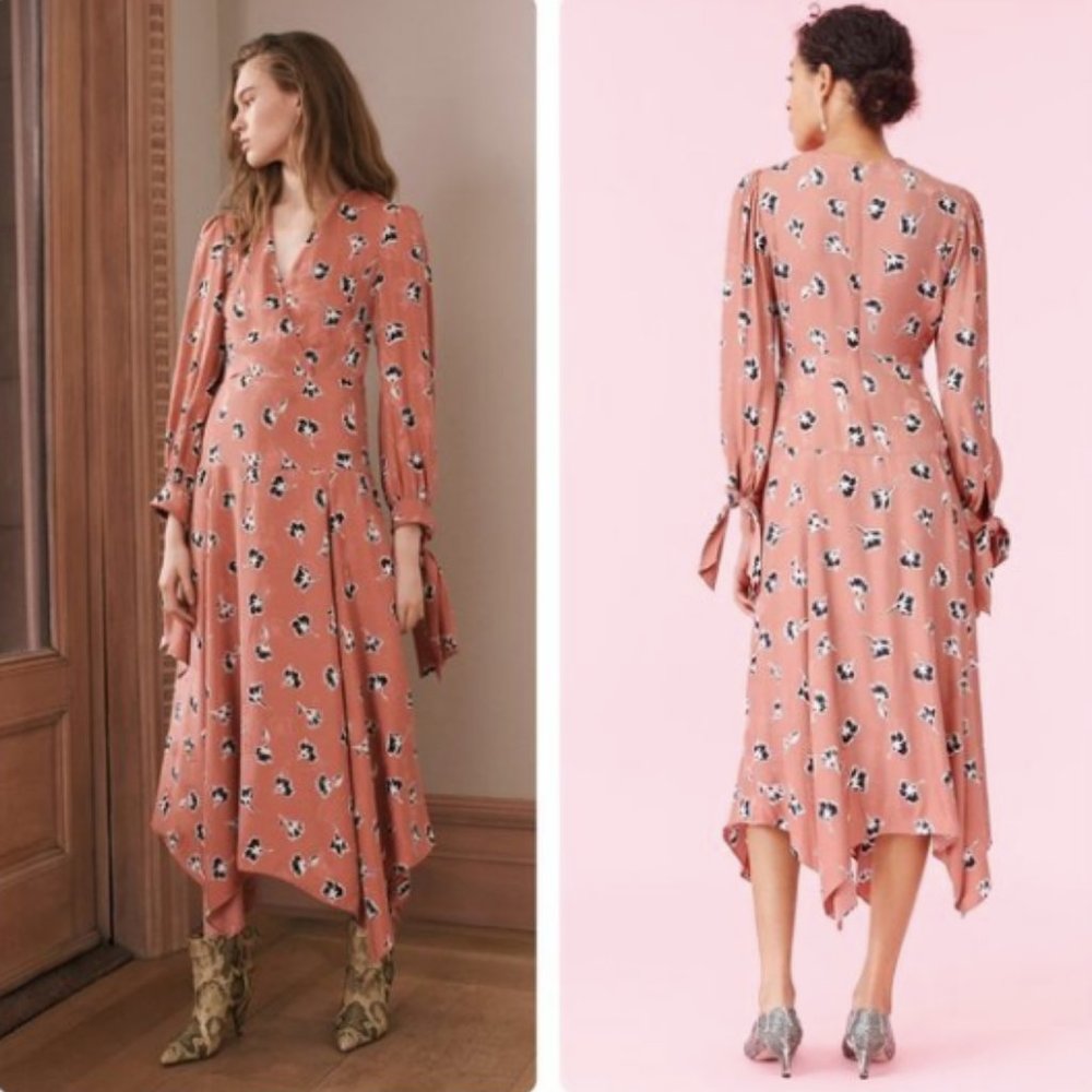 Rebecca Taylor Silk Jacquard Dress - Size 6